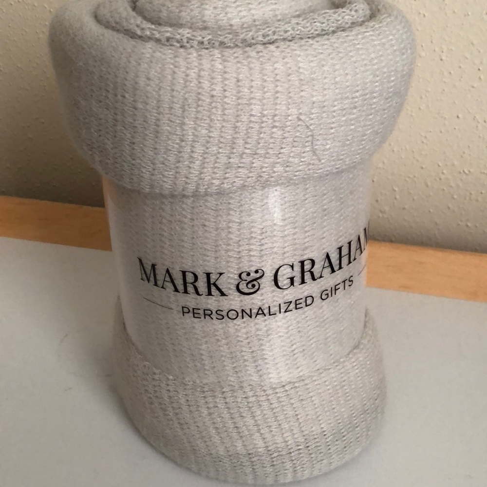 Grey Knit Blanket